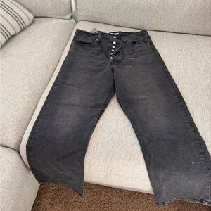 Levi's Women's Black Ankle Jeans